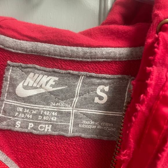 Nike Ohio State Full Zip Hooded Jacket Distressed Womens Size Small Ruffle - Picture 3 of 5